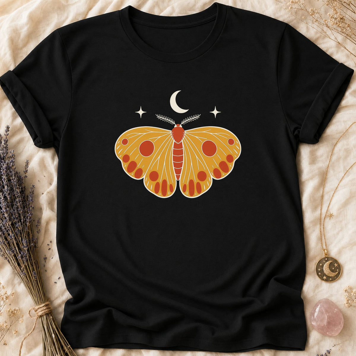 Marigold Moth - Black [marigold-moth]