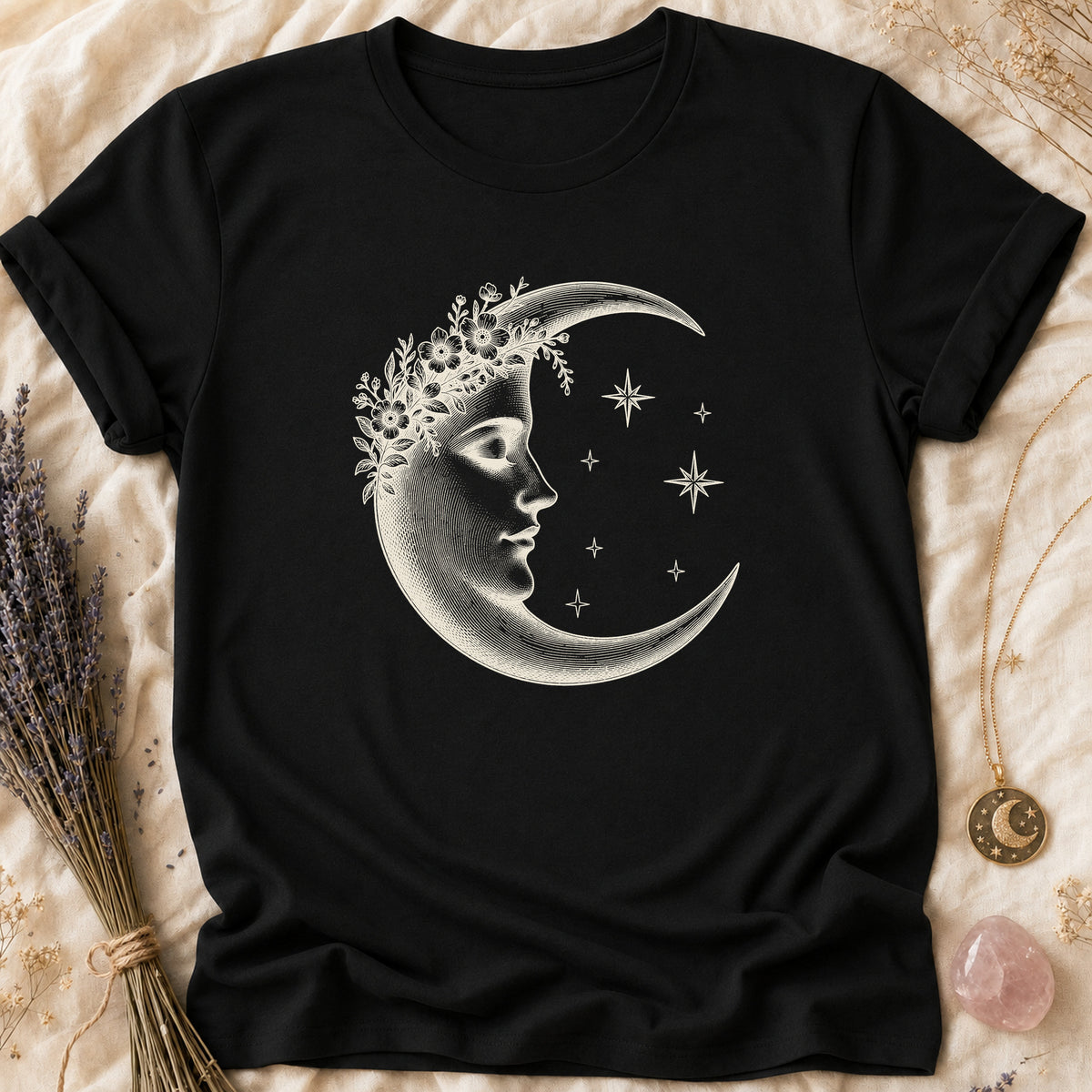 Crowned Moon - Black [crowned-moon]