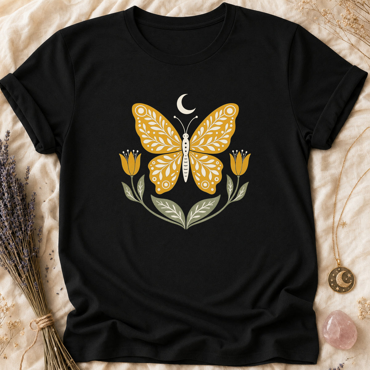 Flourish Butterfly - Black [flourish-butterfly]