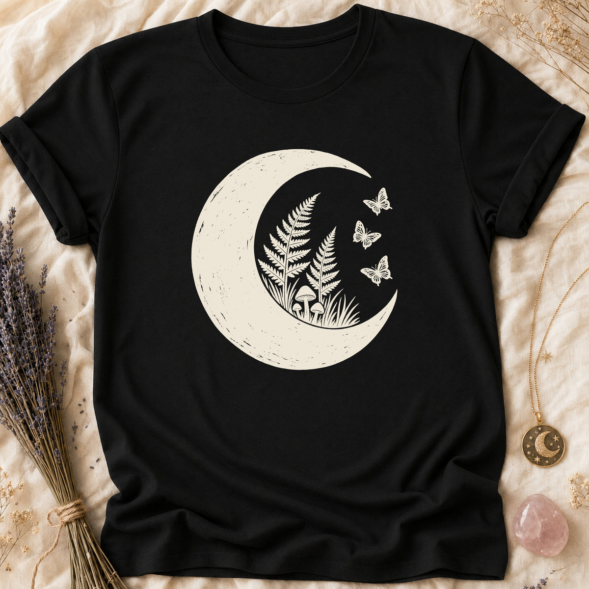 Fern Crescent - Black [fern-crescent]