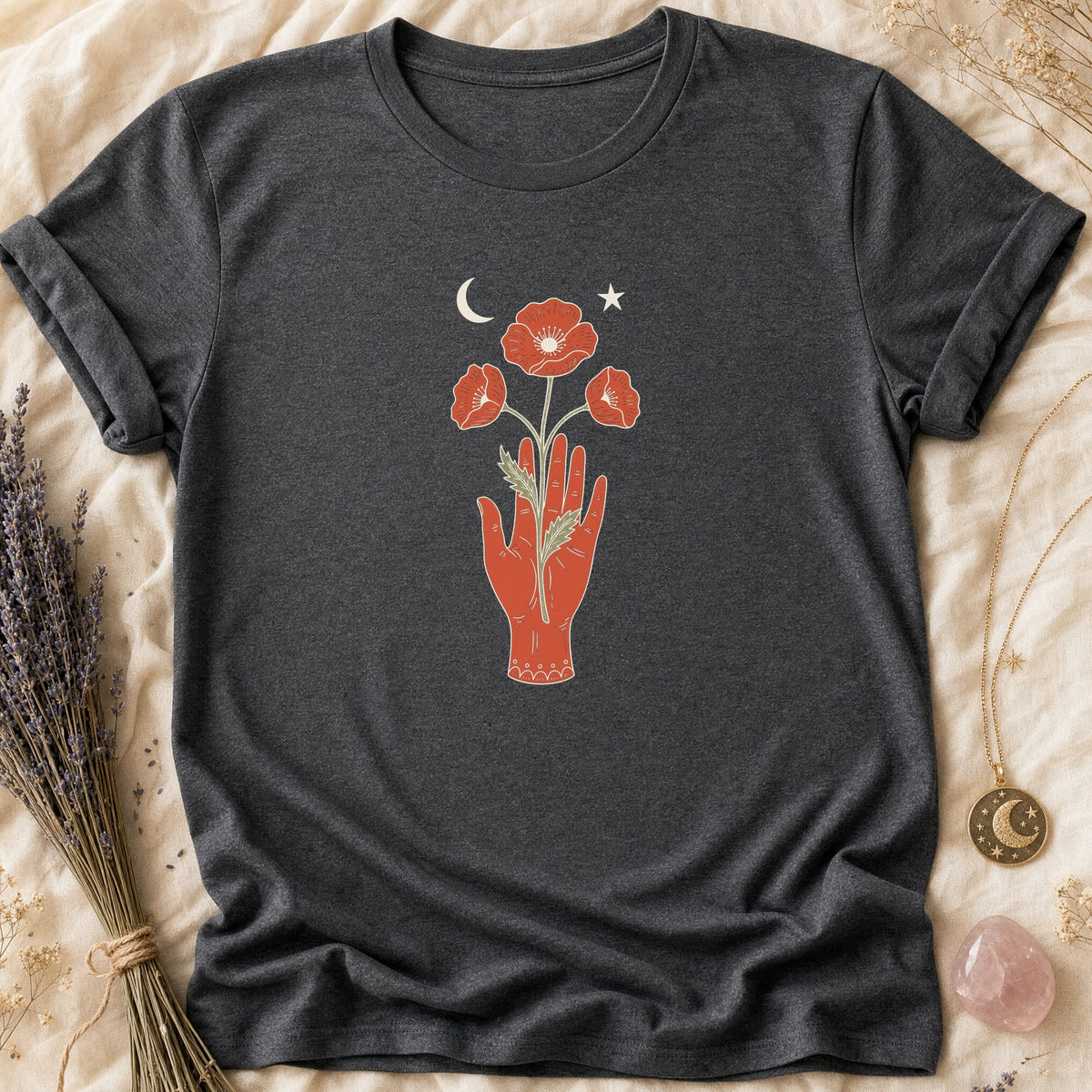 Poppy Hand - Dark Heather [poppy-hand]