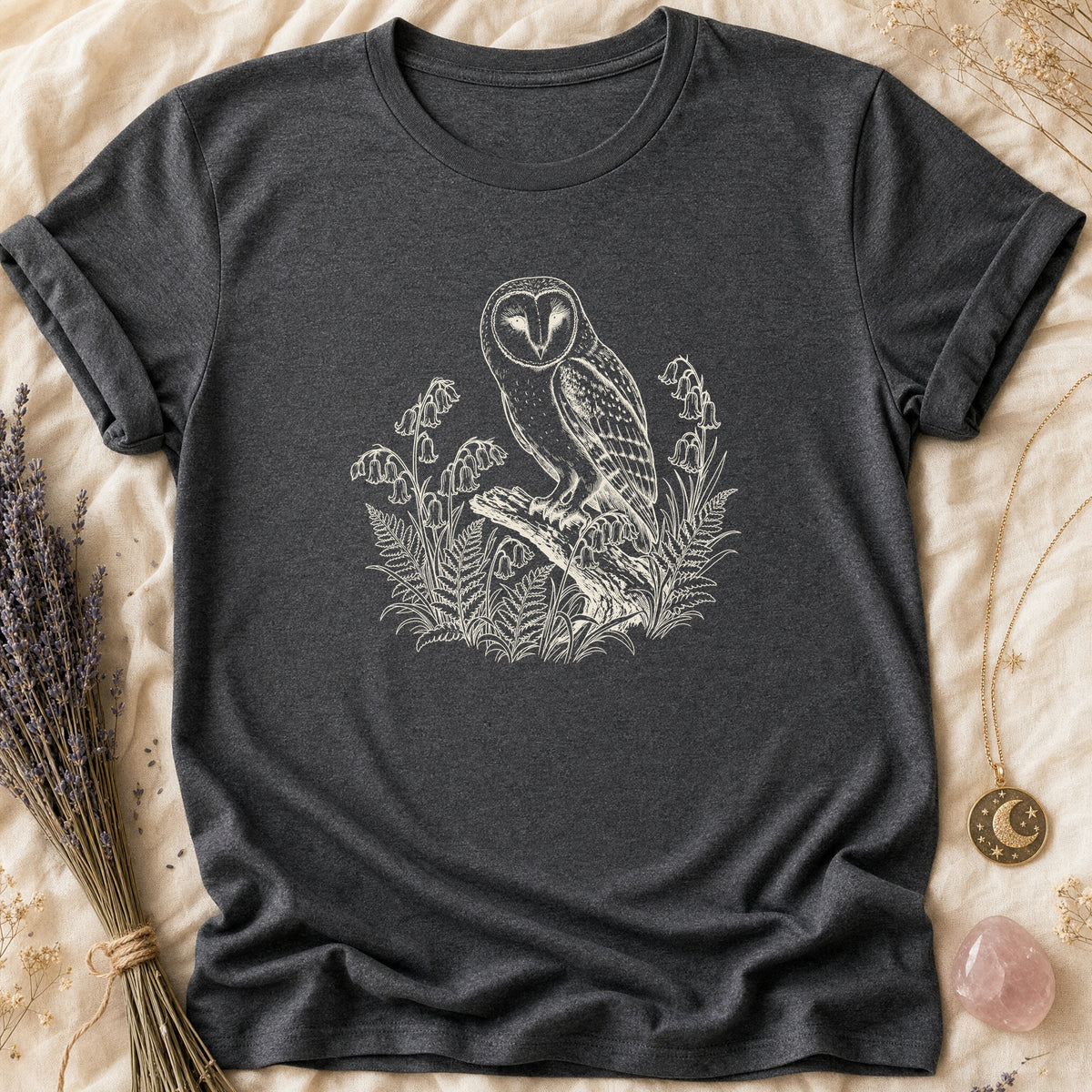 Bluebell Owl - Dark Heather [bluebell-owl]