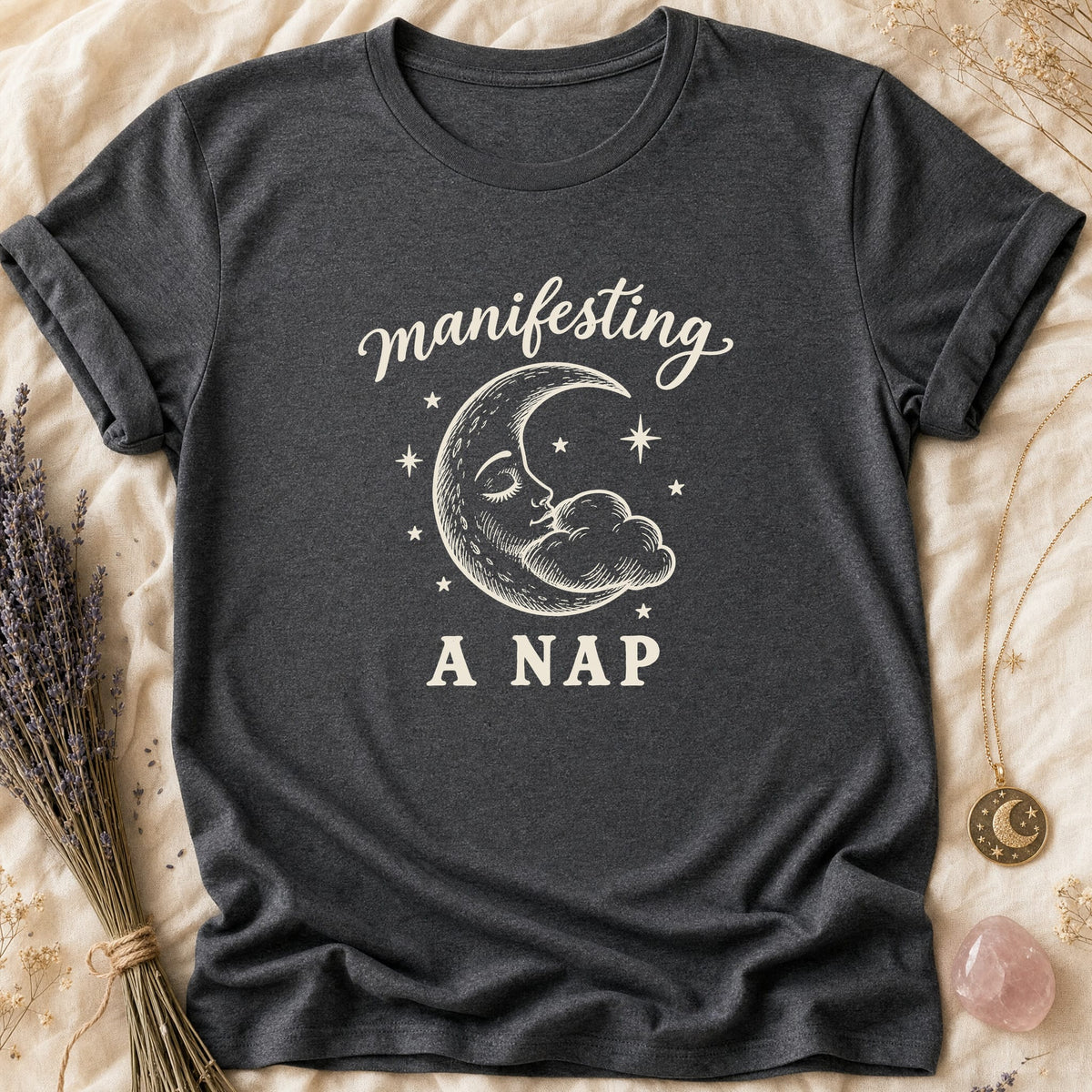 Manifesting A Nap - Dark Heather [manifesting-a-nap]