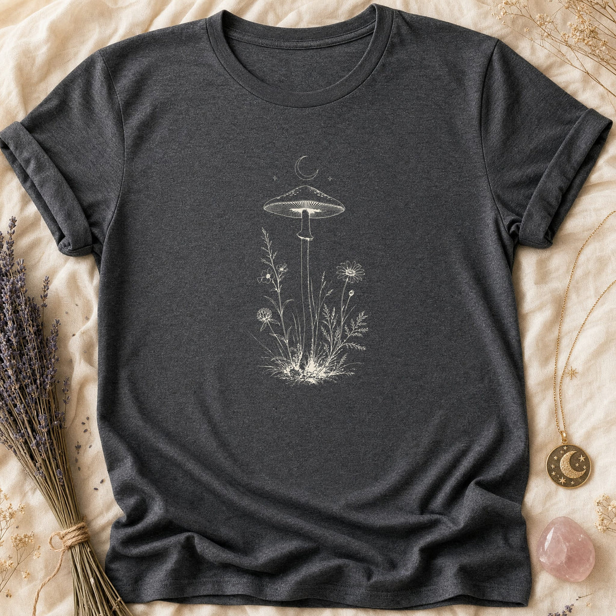 Moon Mushroom - Dark Heather [moon-mushroom]