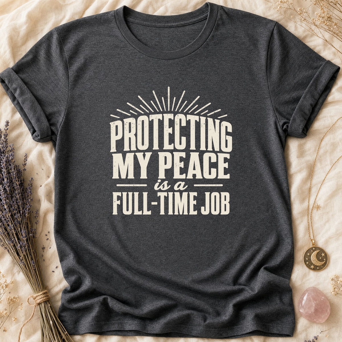 Peace Full Time - Dark Heather [peace-full-time]