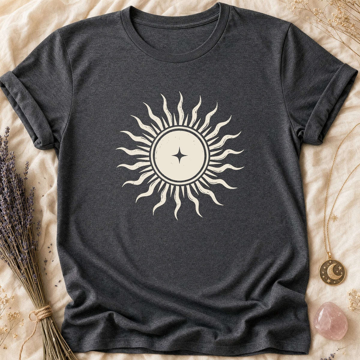 Carved Sun - Dark Heather [carved-sun]