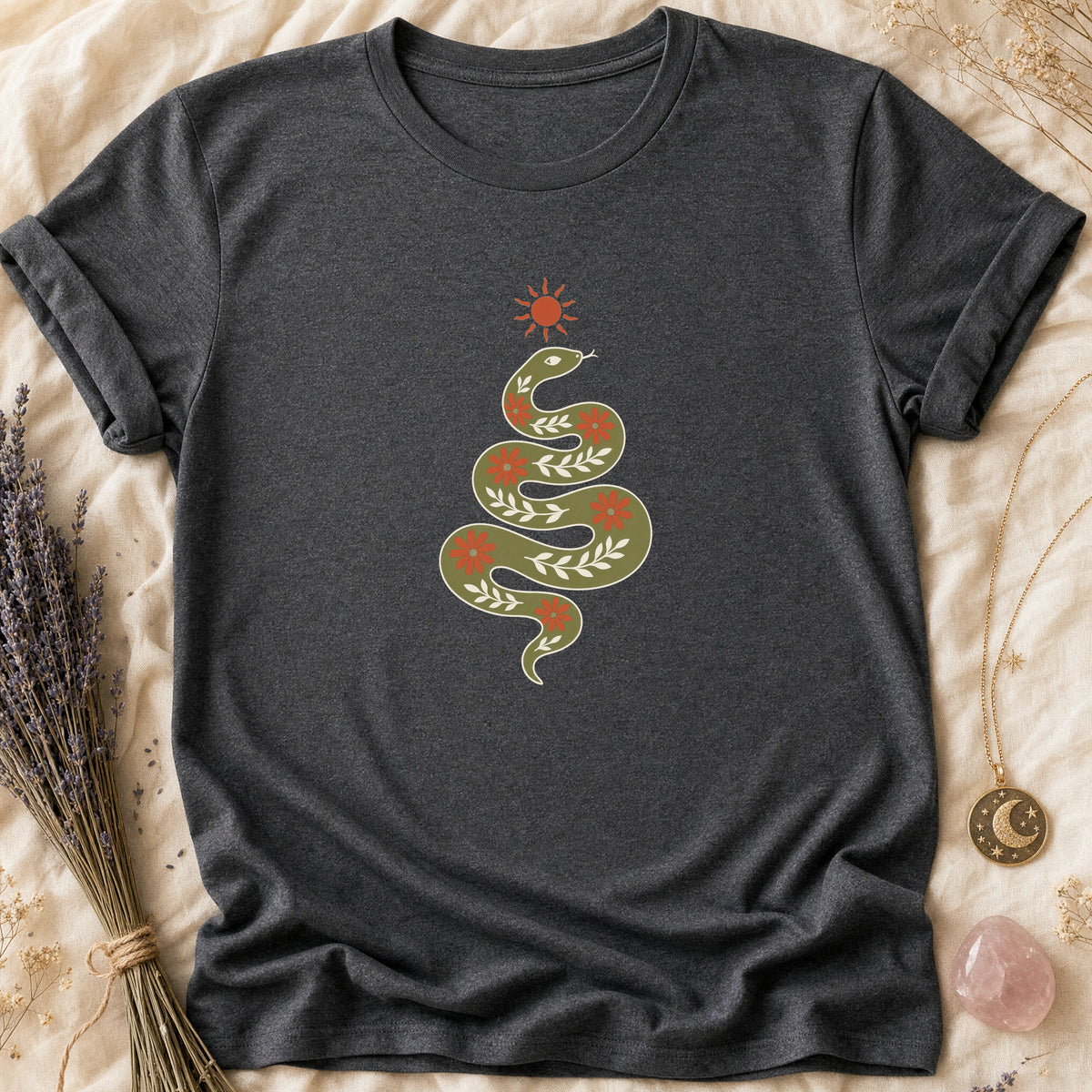 Flower Snake - Dark Heather [flower-snake]
