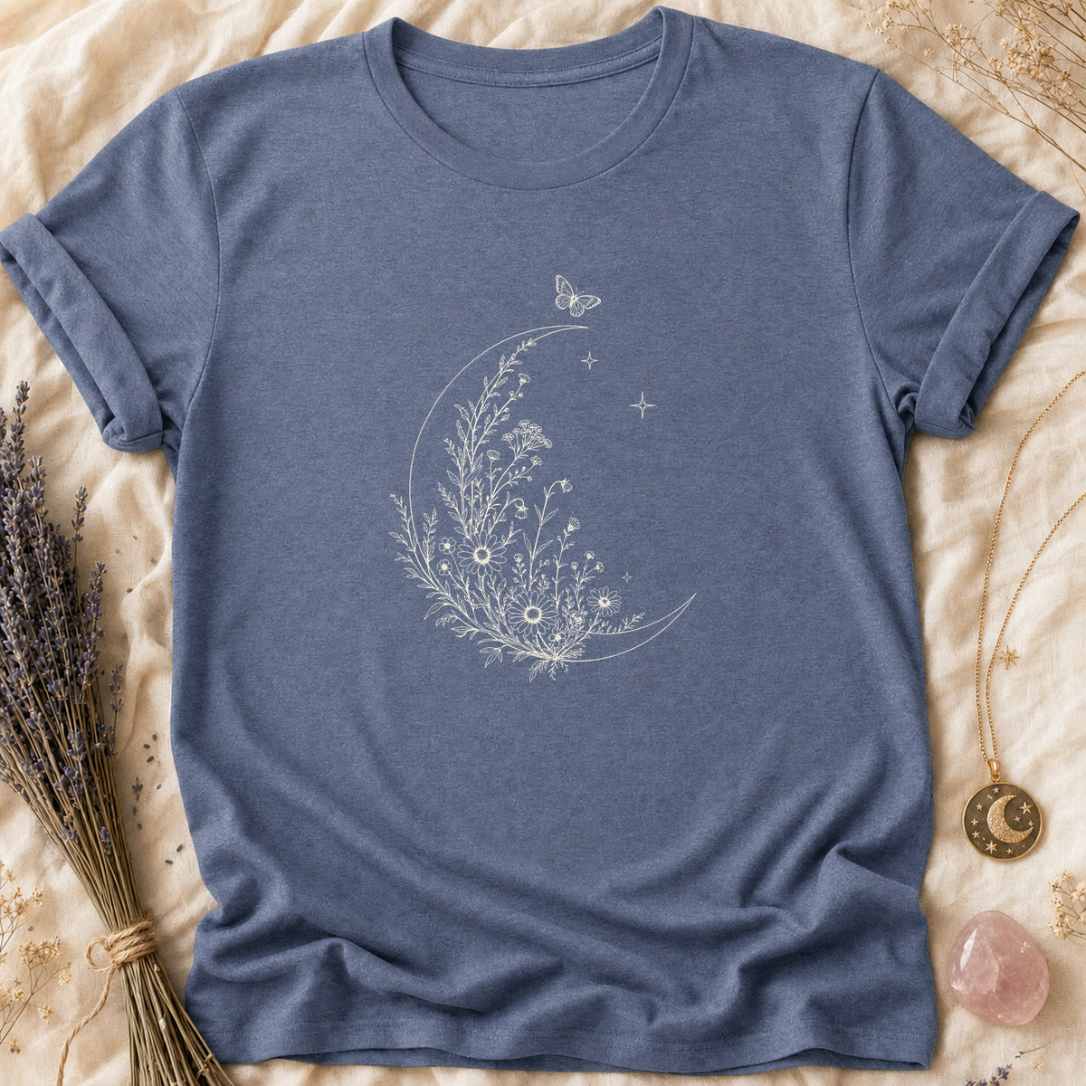 Blooming Crescent - Heather Indigo [blooming-crescent]