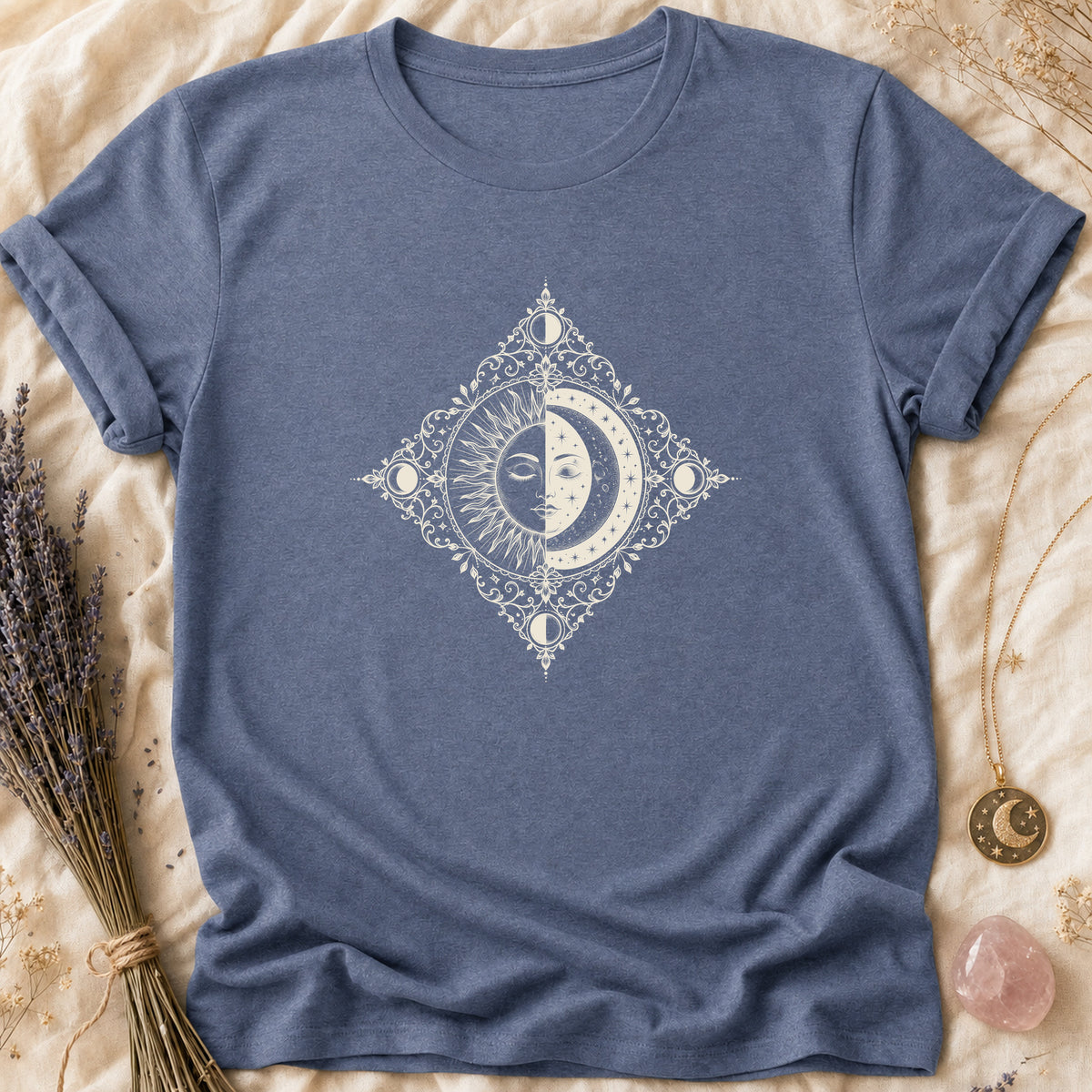 Split Sky Mandala - Heather Indigo [split-sky-mandala]
