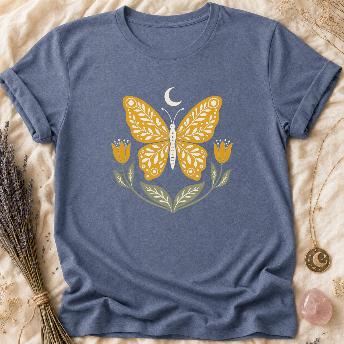 Flourish Butterfly - Heather Indigo [flourish-butterfly]