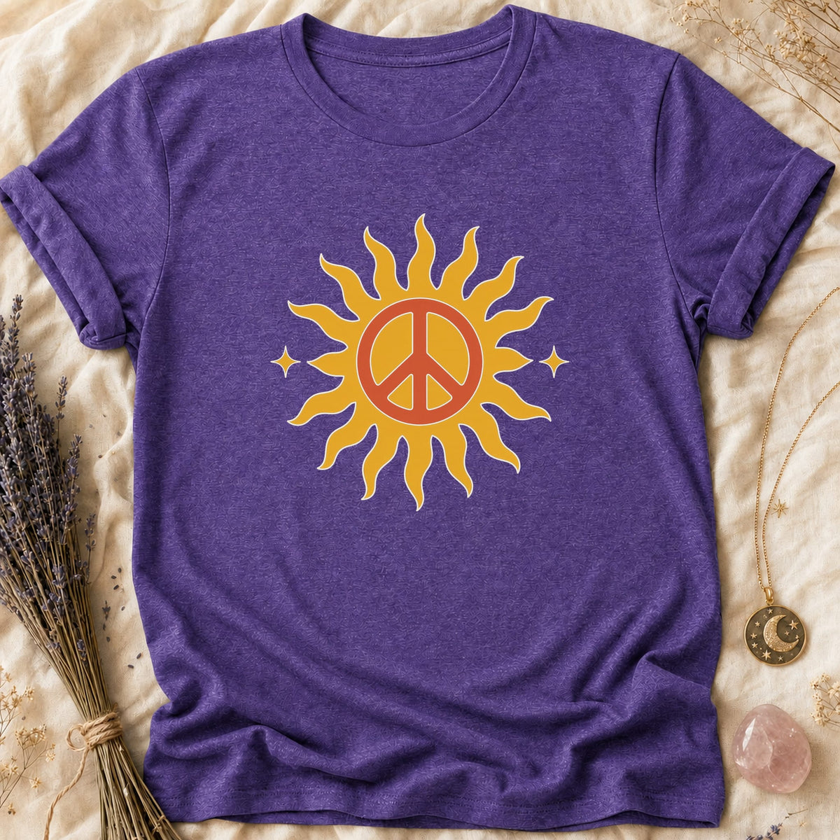 Peace Sun - Heather Purple [peace-sun]