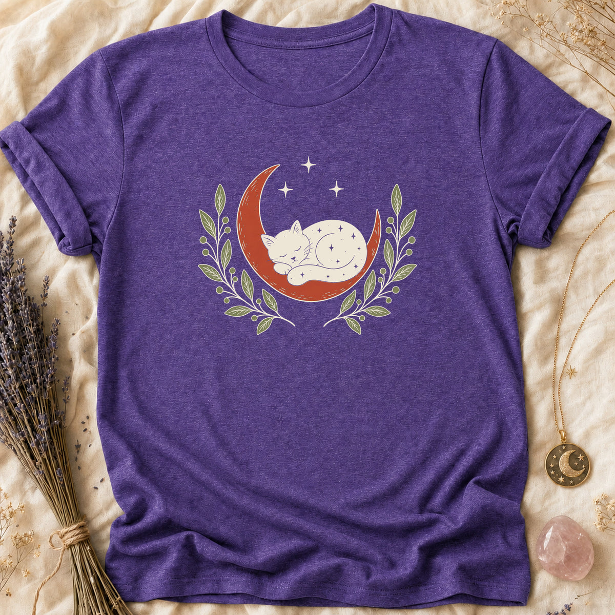 Crescent Nap - Heather Purple [crescent-nap]