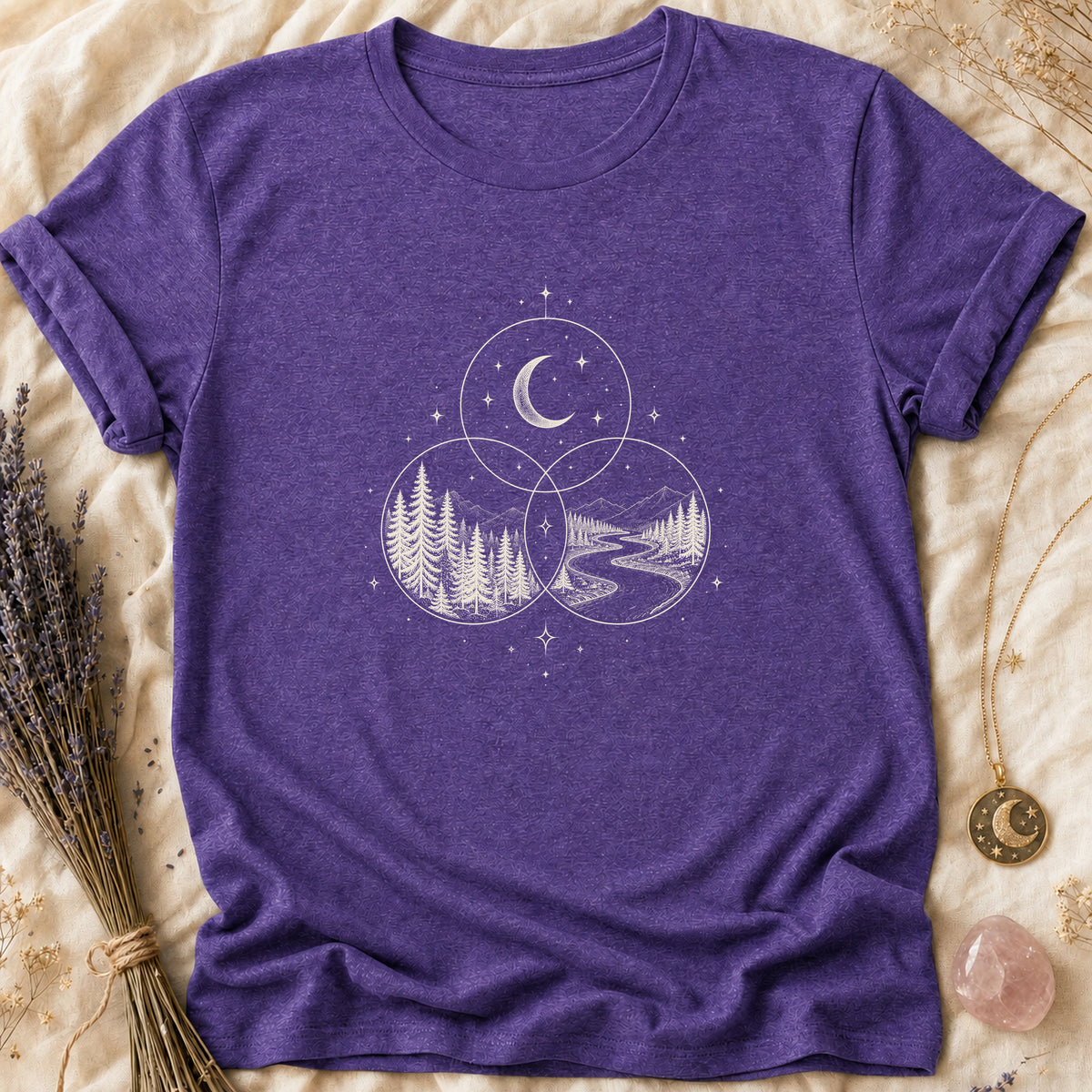 Forest Circles - Heather Purple [forest-circles]