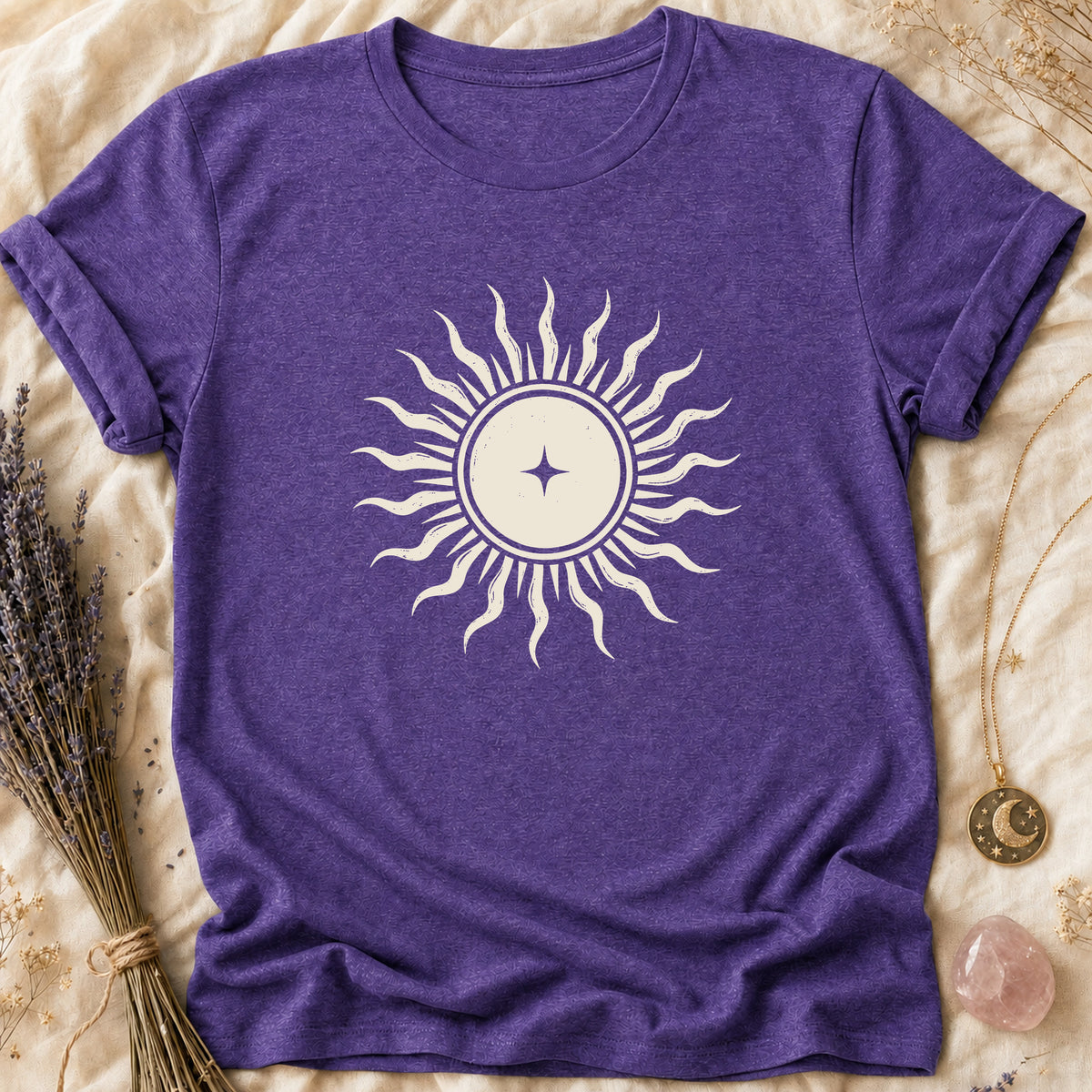 Carved Sun - Heather Purple [carved-sun]