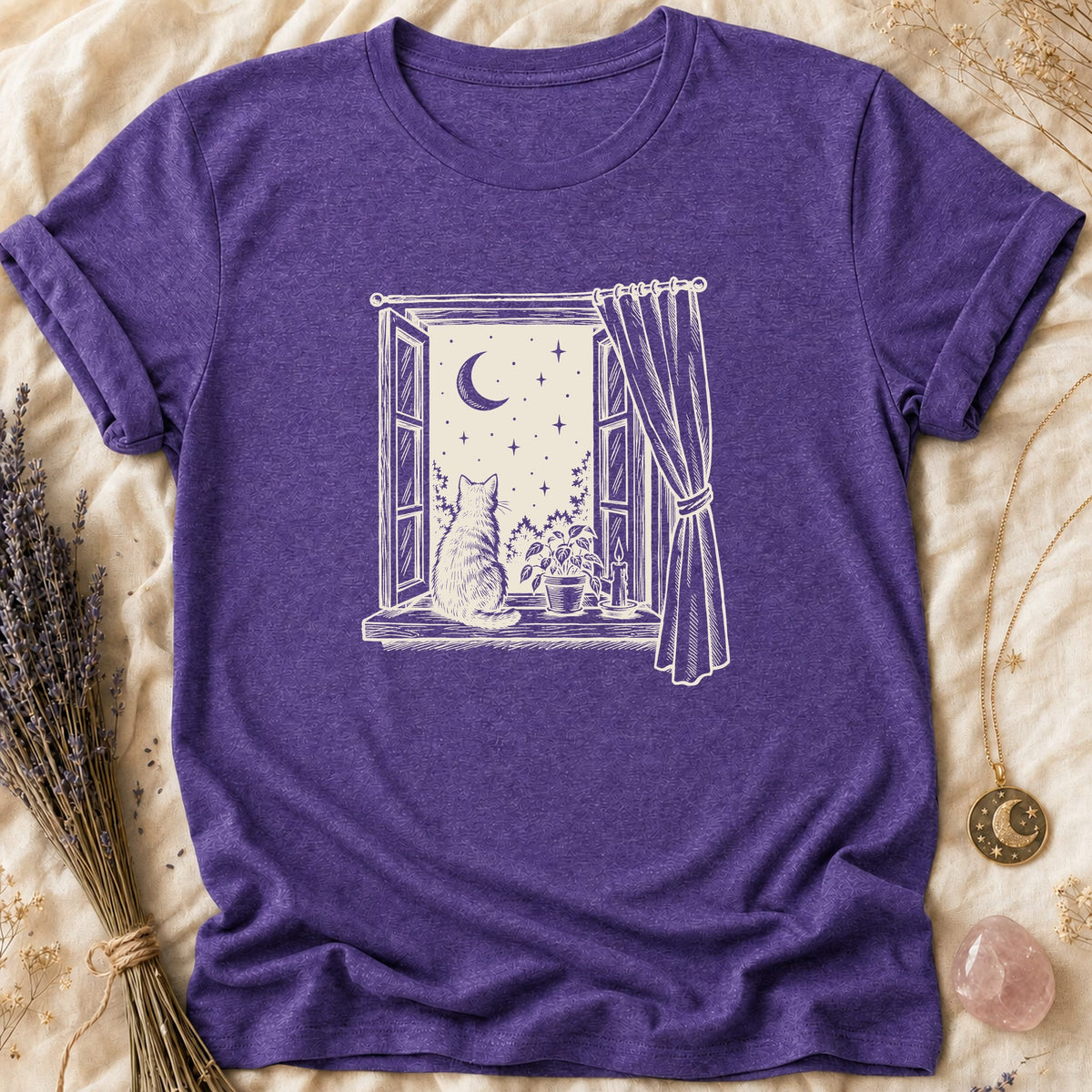 Night Window - Heather Purple [night-window]