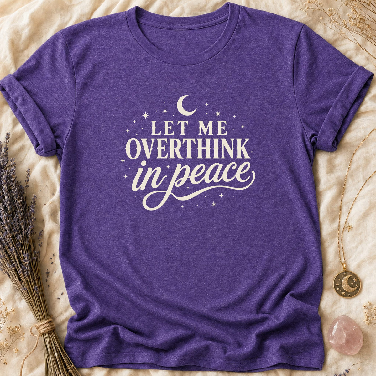 Overthink In Peace - Heather Purple [overthink-in-peace]