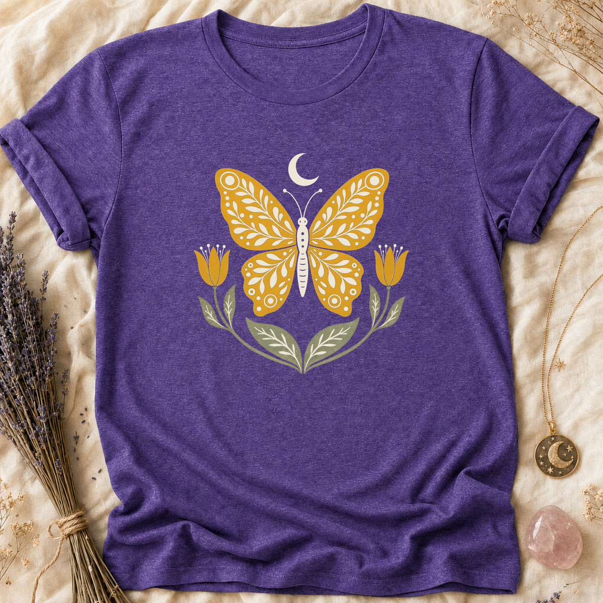 Flourish Butterfly - Heather Purple [flourish-butterfly]