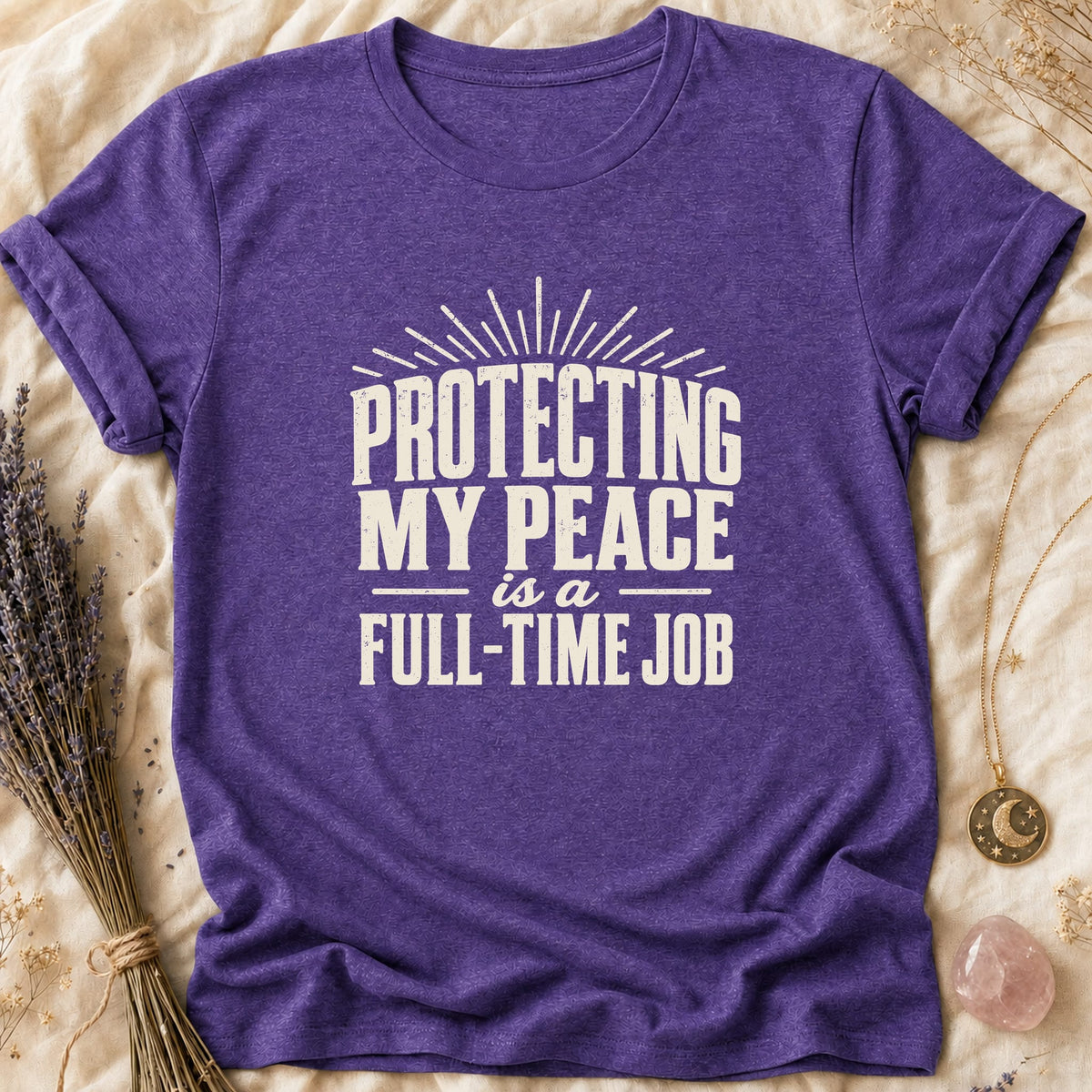 Peace Full Time - Heather Purple [peace-full-time]