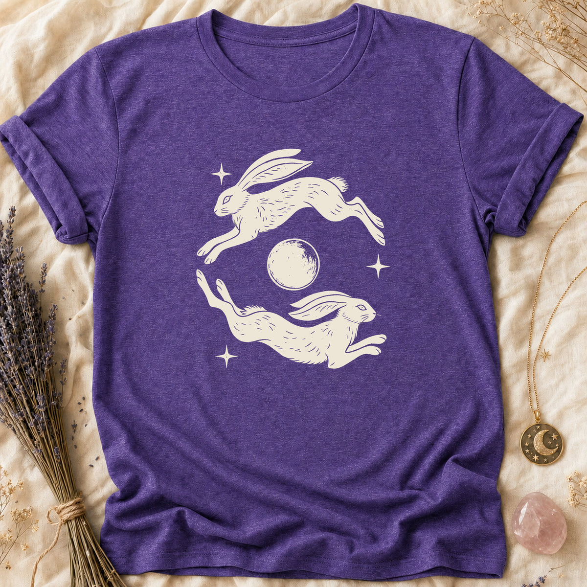 Dancing Hares - Heather Purple [dancing-hares]