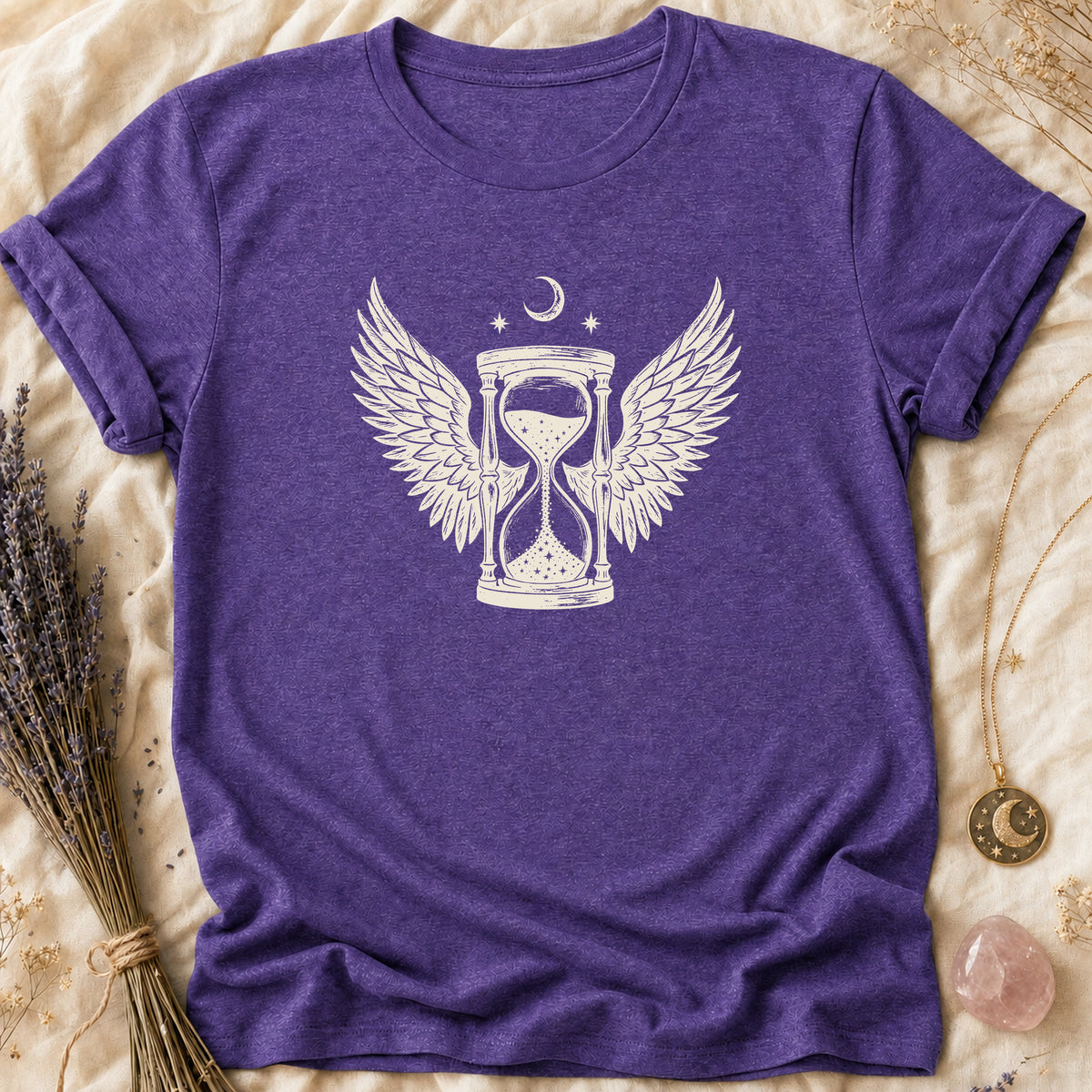 Winged Hourglass - Heather Purple [winged-hourglass]