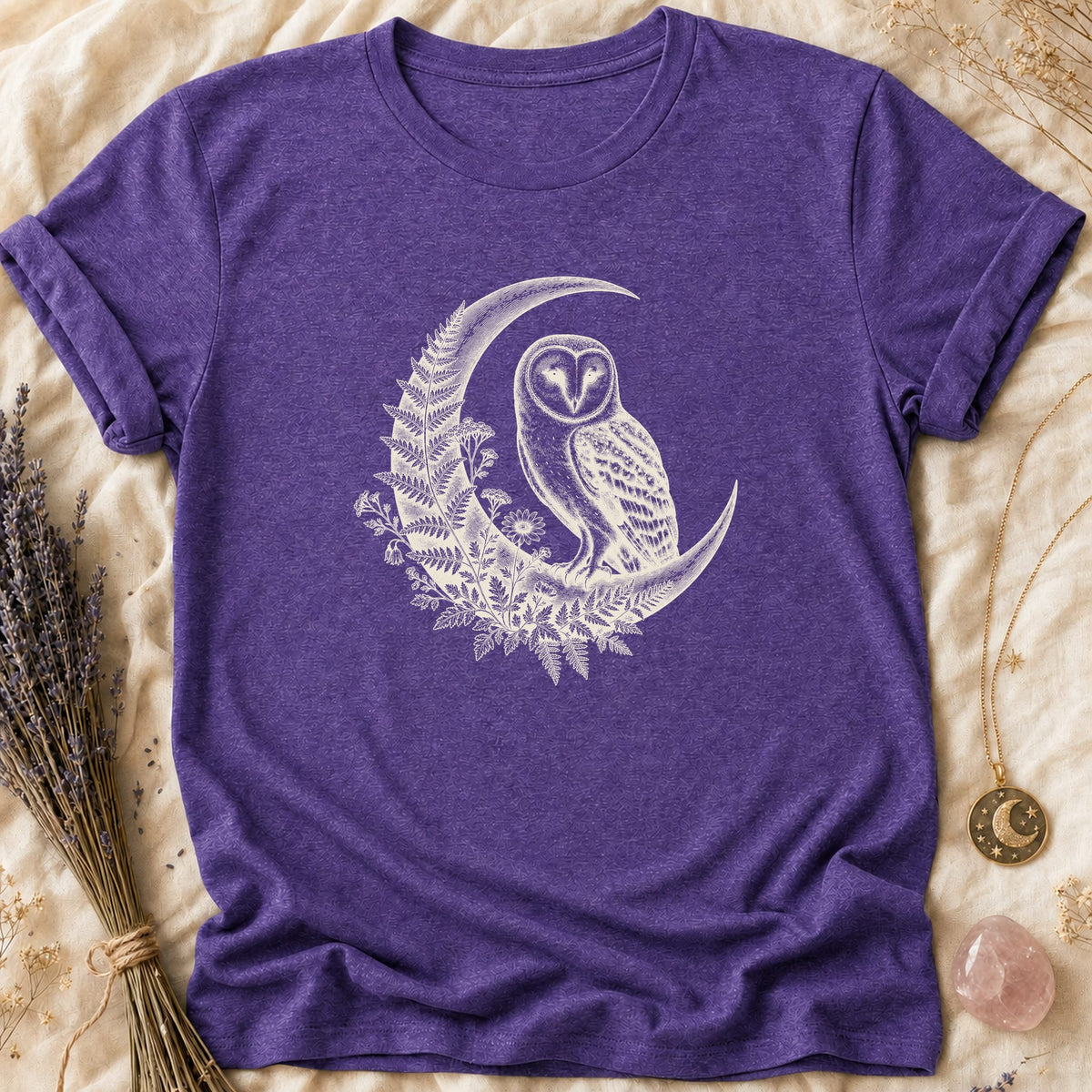 Owl Crescent - Heather Purple [owl-crescent]