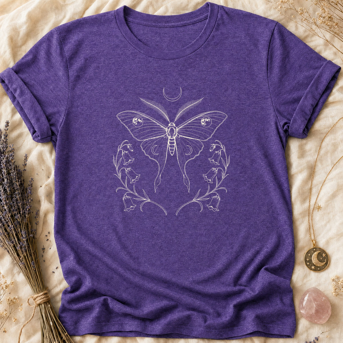 Bellflower Moth - Heather Purple [bellflower-moth]