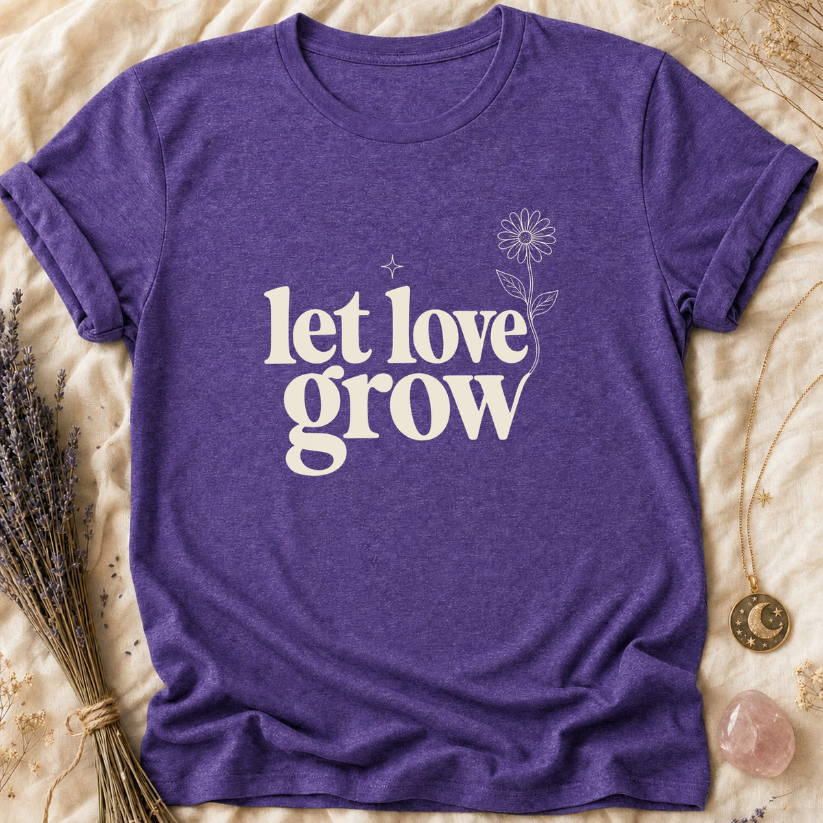 Let Love Grow - Heather Purple [let-love-grow]