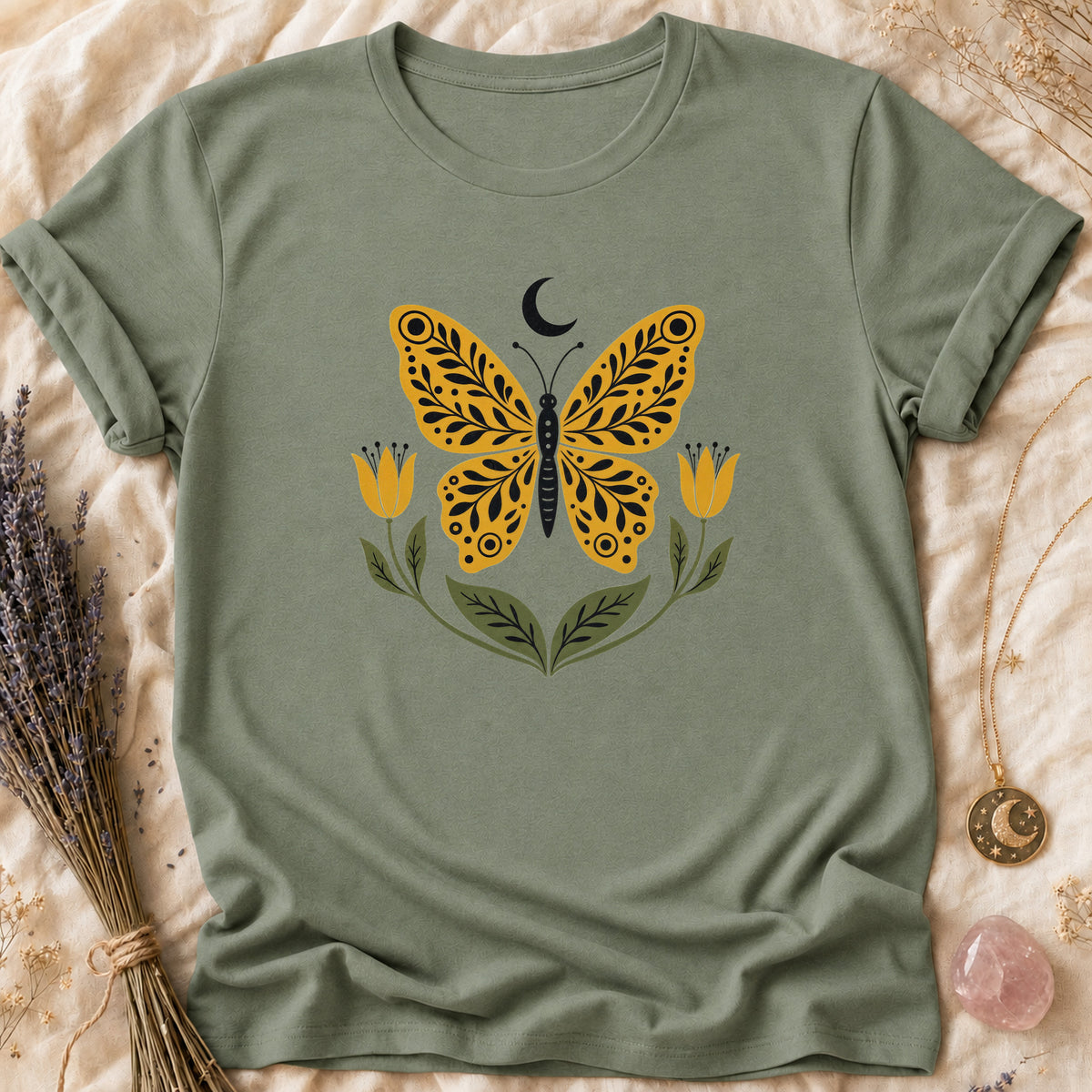 Flourish Butterfly - Sage [flourish-butterfly]