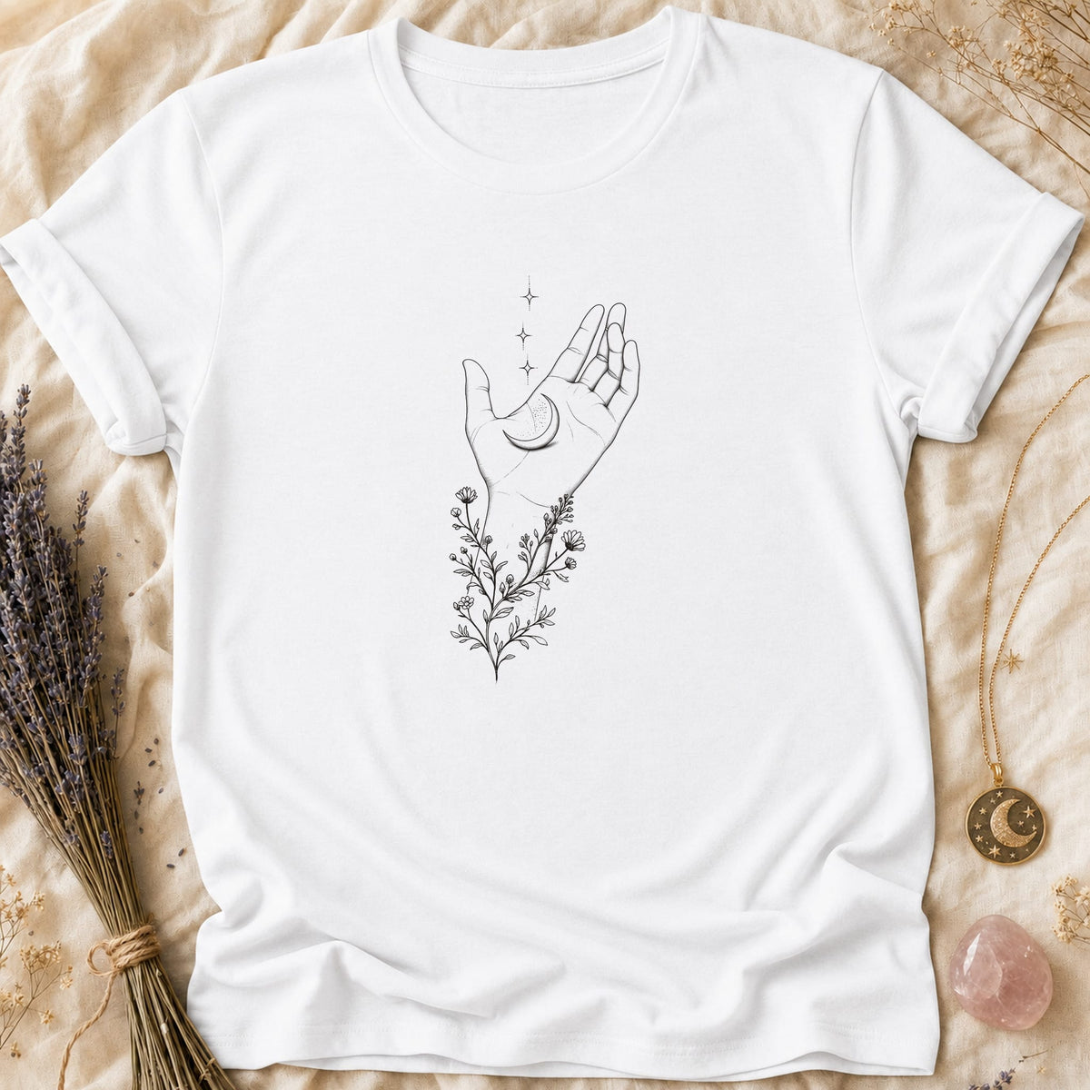 Offering Hand - White [offering-hand]