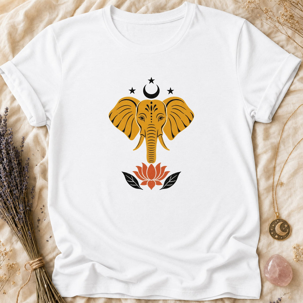 Folk Elephant - White [folk-elephant]