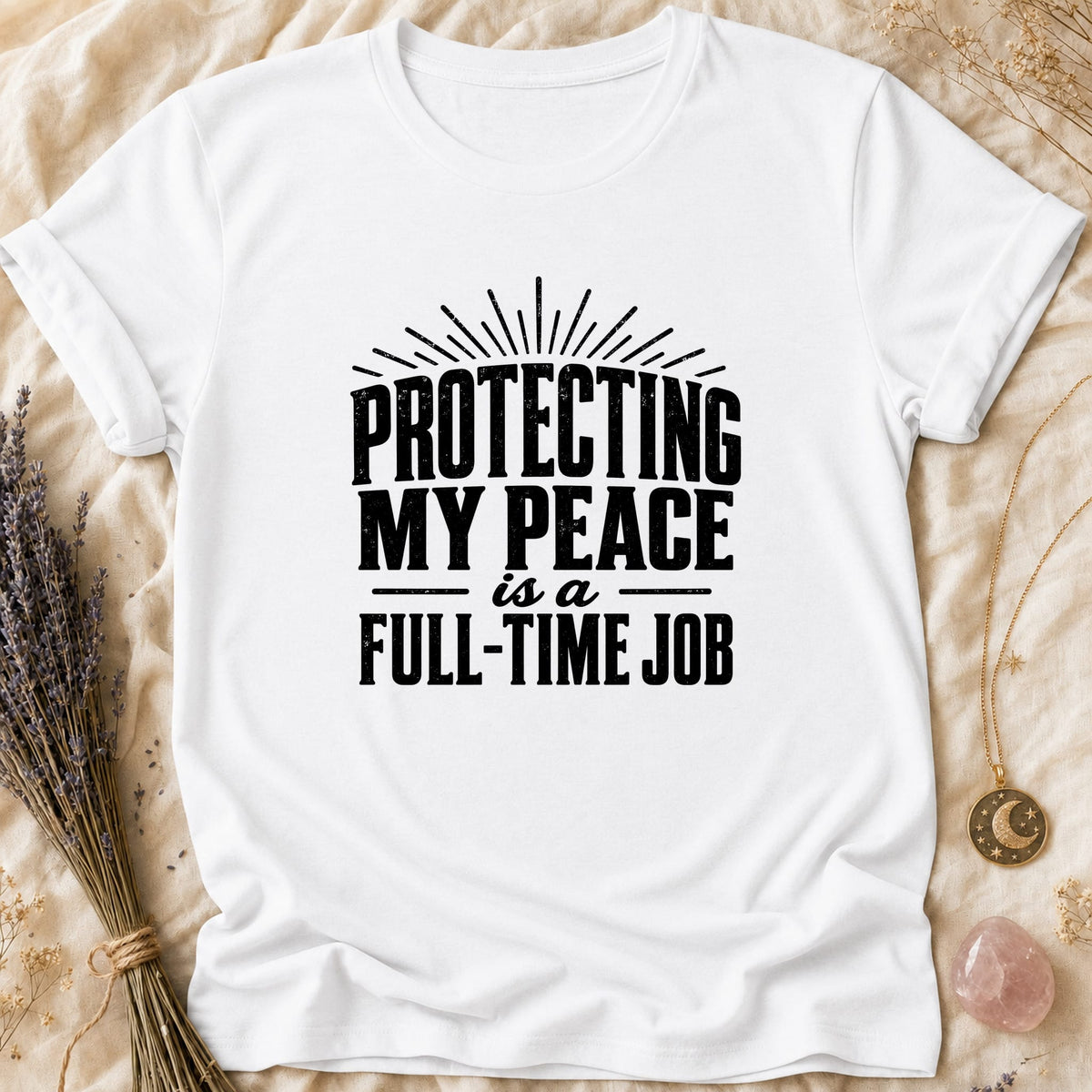 Peace Full Time - White [peace-full-time]