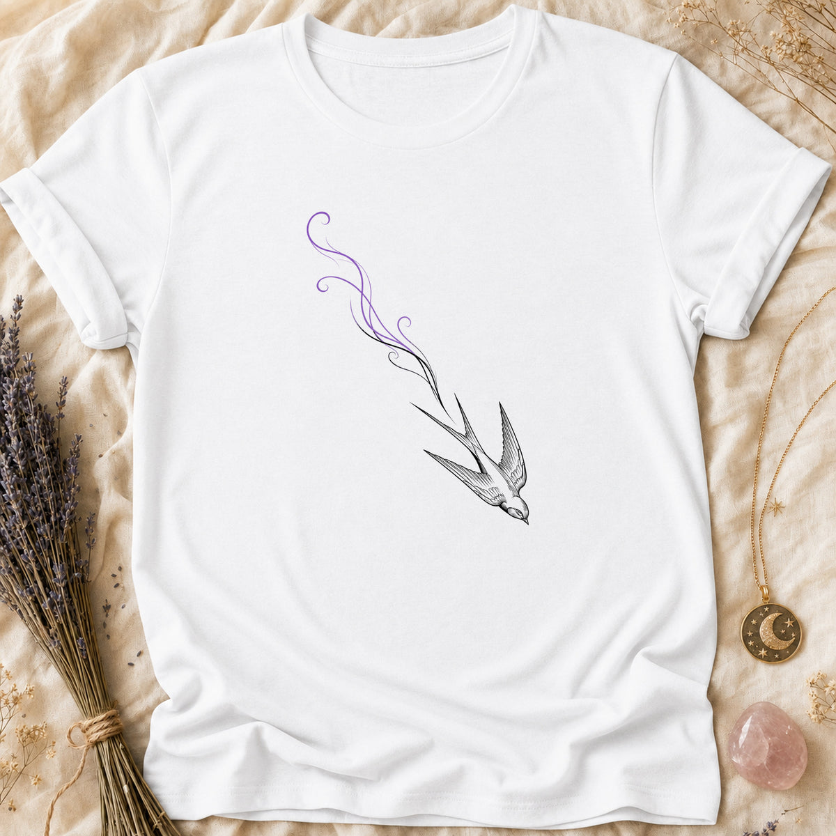 Lavender Swallow - White [lavender-swallow]