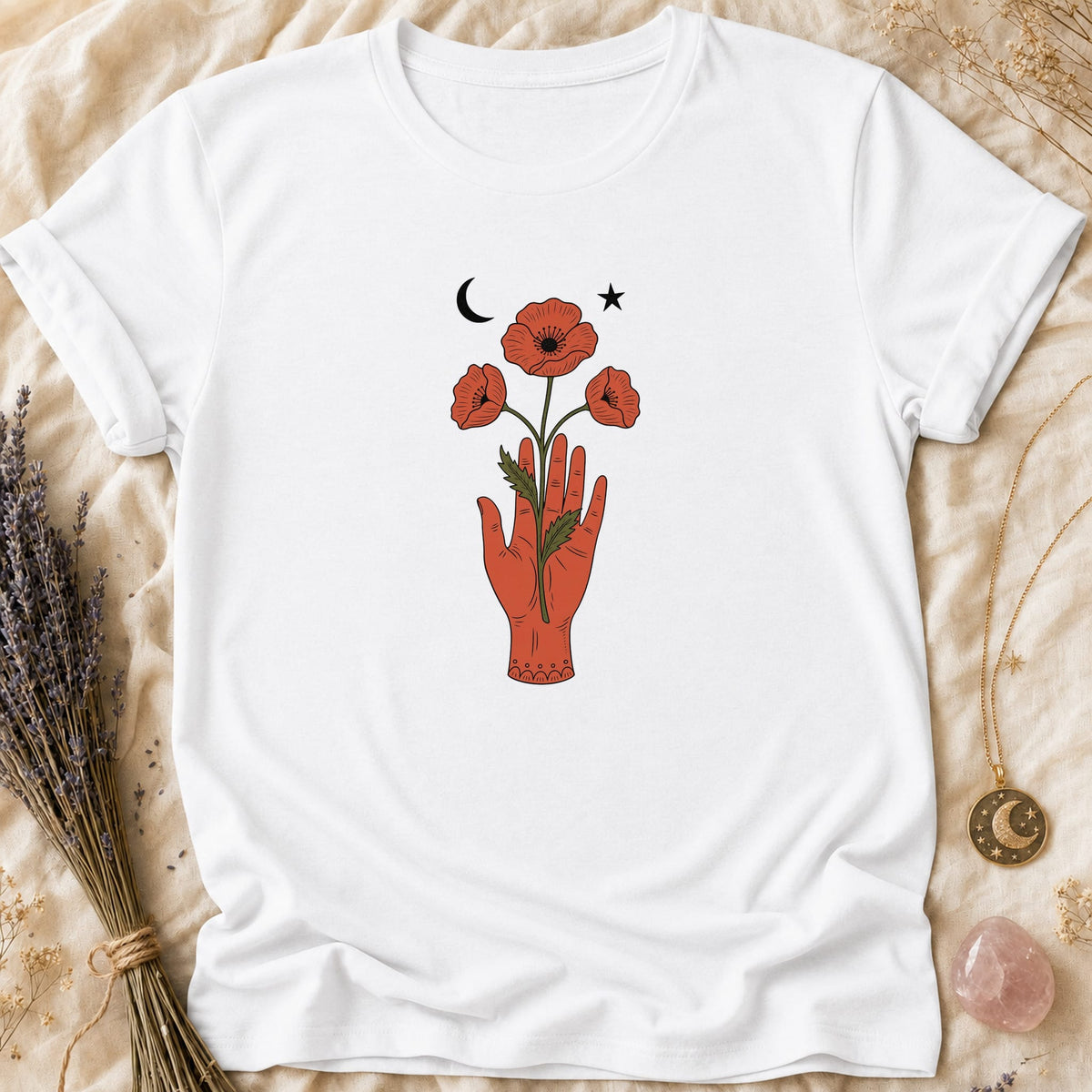 Poppy Hand - White [poppy-hand]