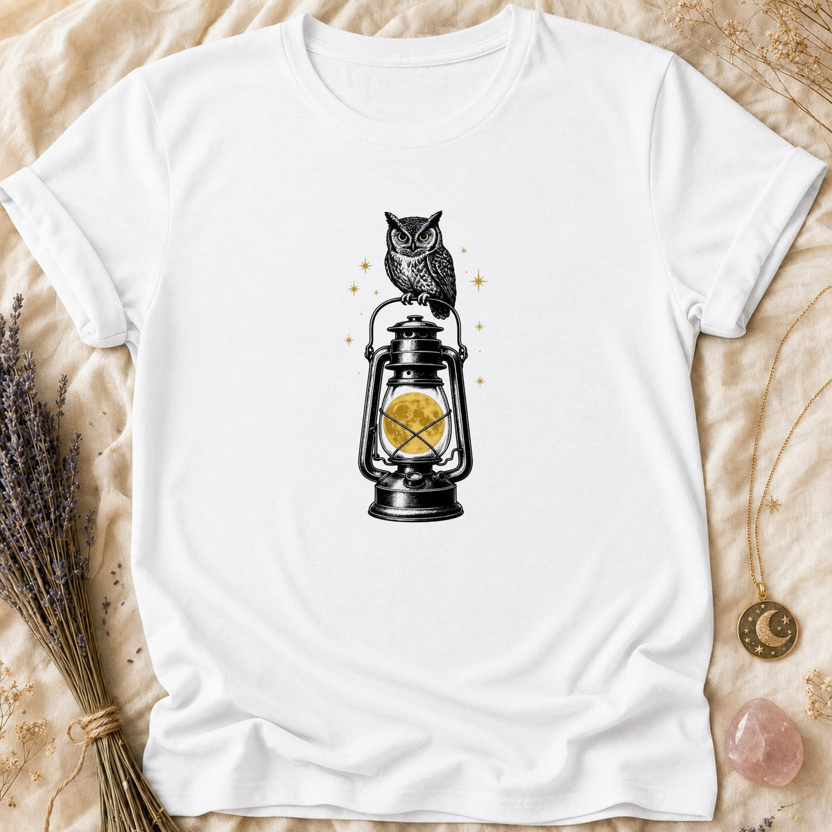 Owl Lantern - White [owl-lantern]