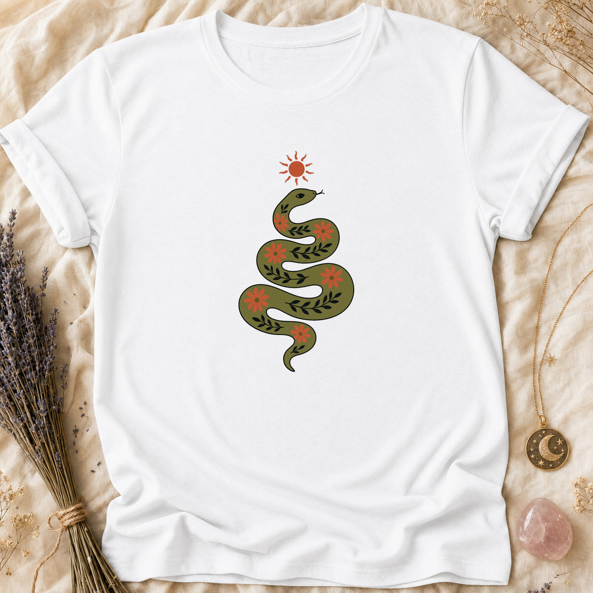 Flower Snake - White [flower-snake]