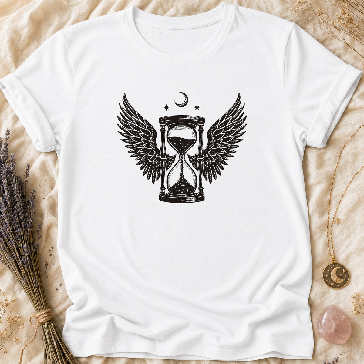 Winged Hourglass - White [winged-hourglass]