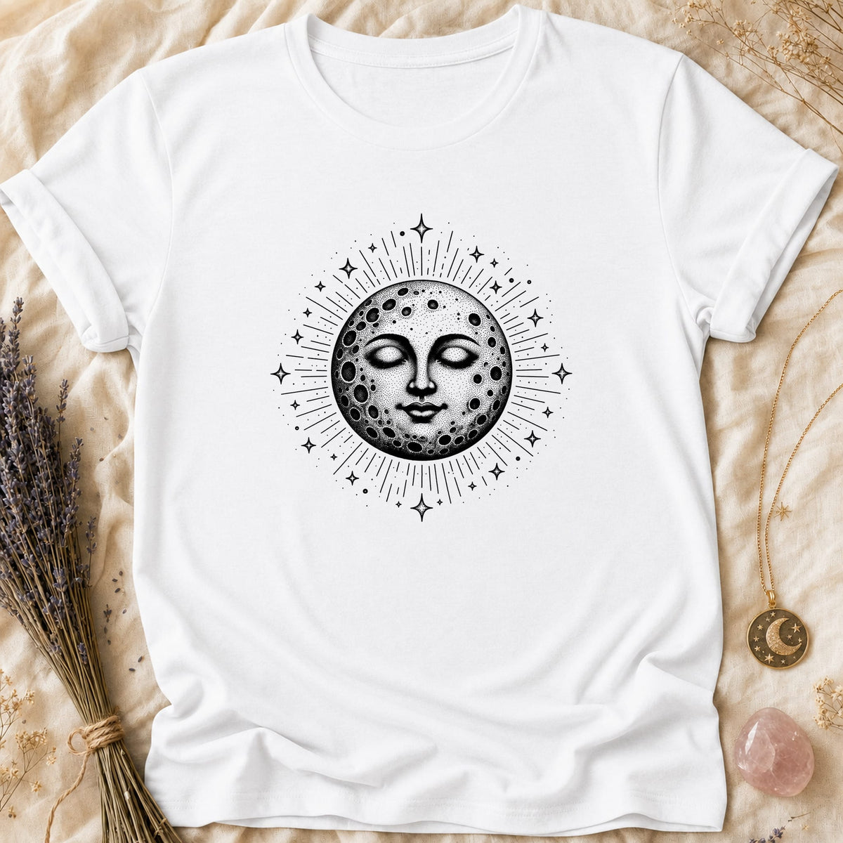 Full Moon Face - White [full-moon-face]
