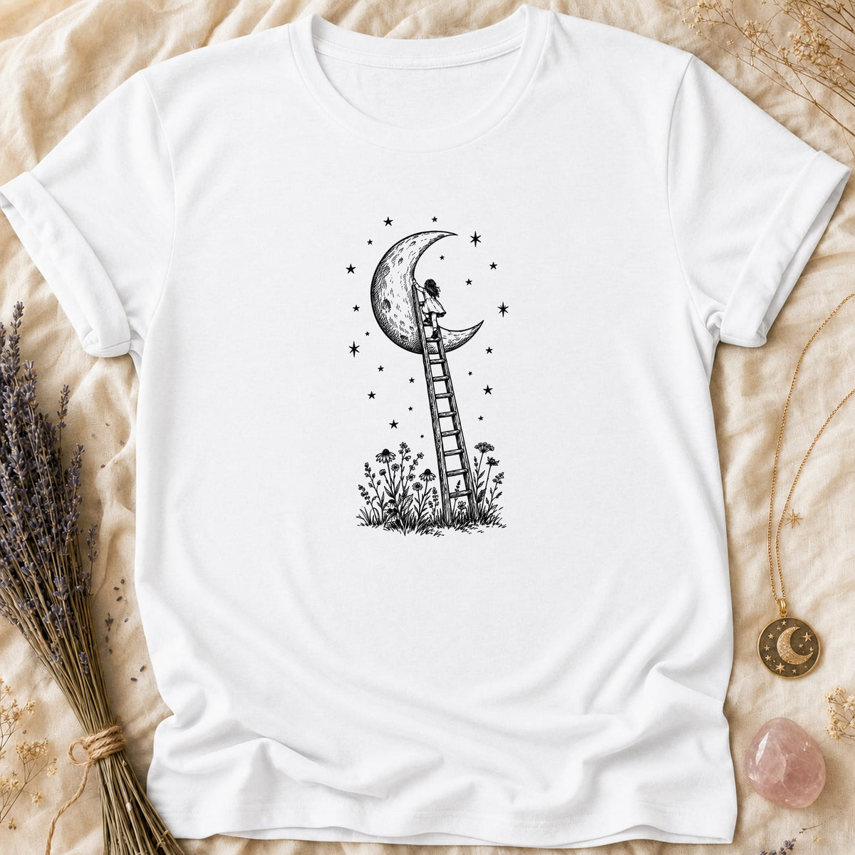 Moon Ladder - White [moon-ladder]