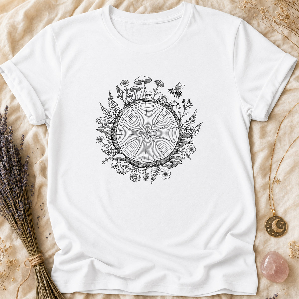 Tree Ring - White [tree-ring]