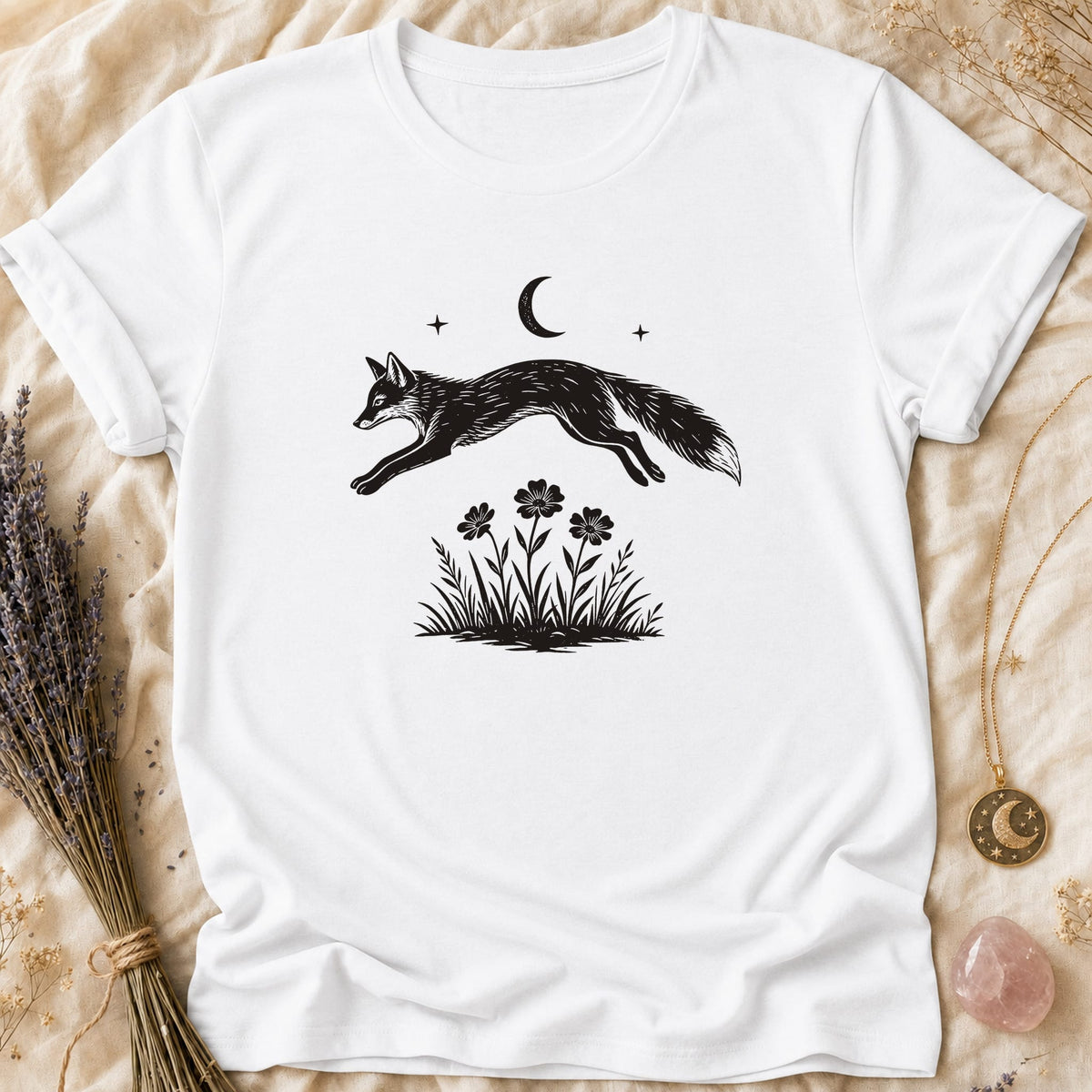 Leaping Fox - White [leaping-fox]