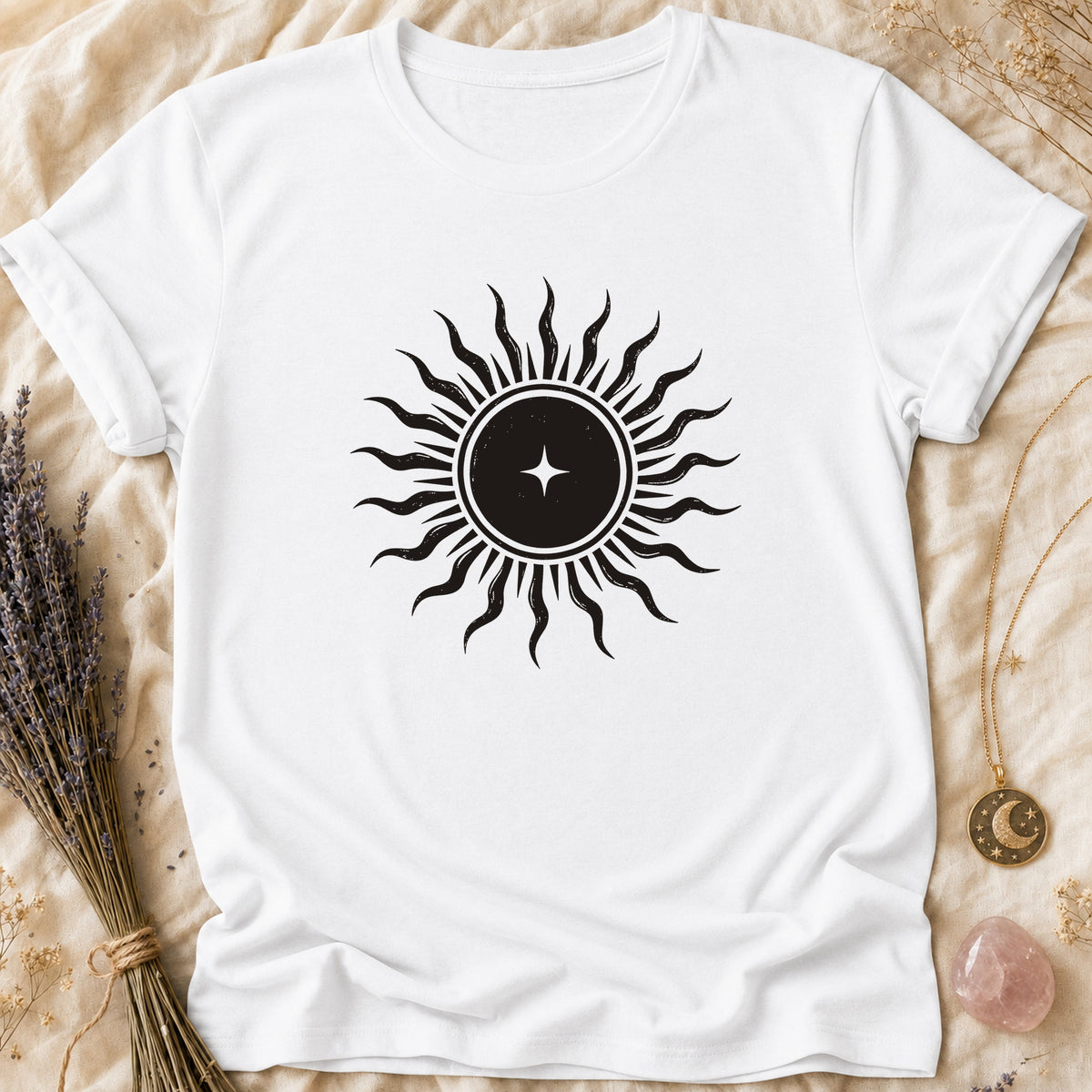 Carved Sun - White [carved-sun]