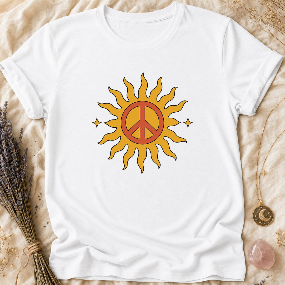 Peace Sun - White [peace-sun]