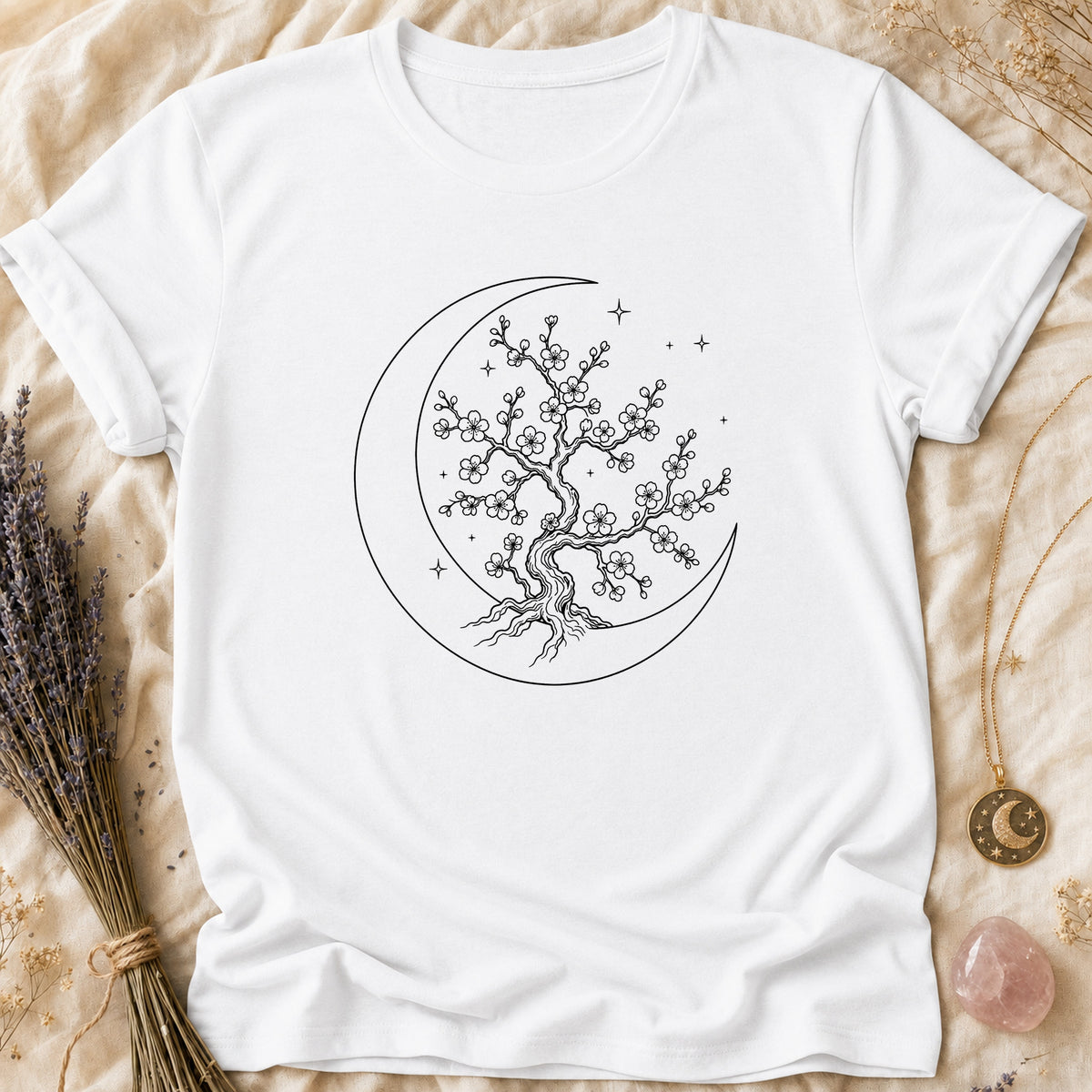 Blossom Moon - White [blossom-moon]