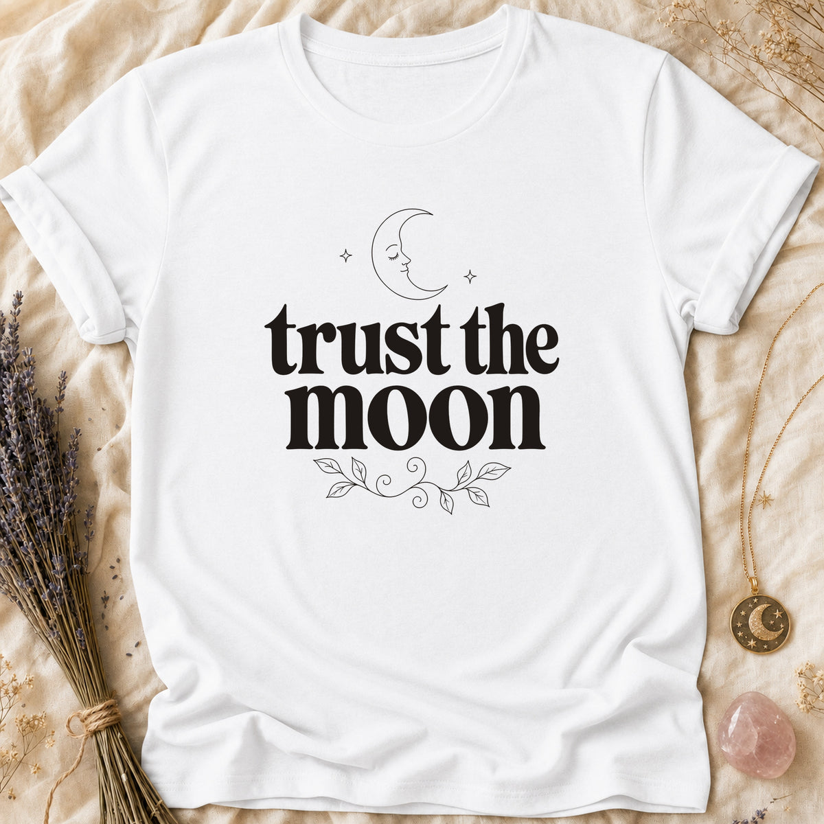 Trust the Moon - White [trust-the-moon]