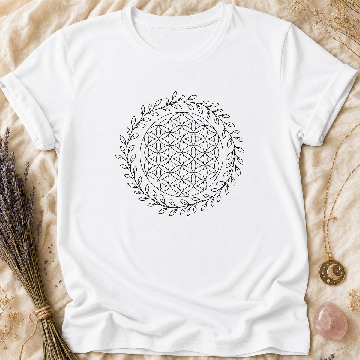 Flower Of Life - White [flower-of-life]