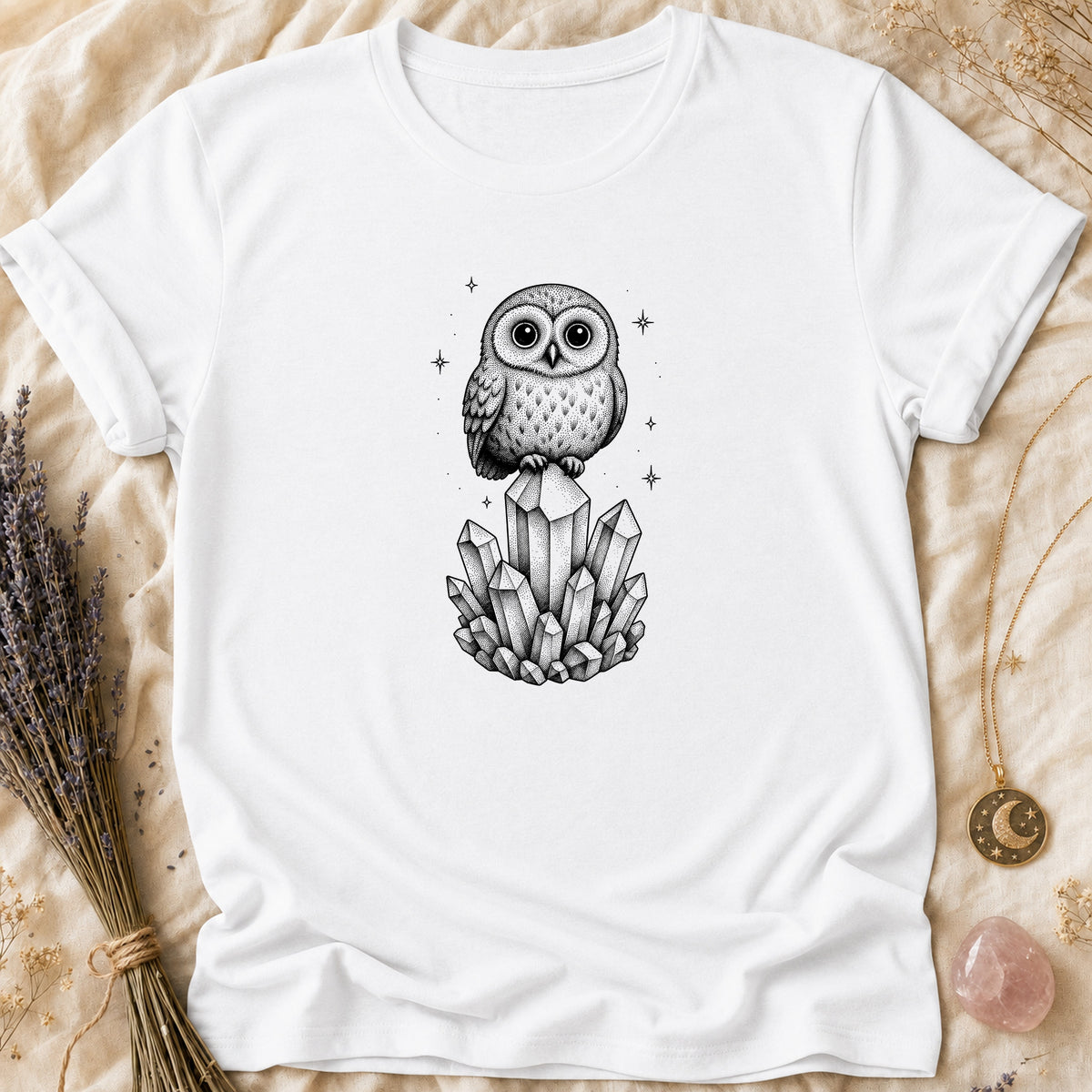 Crystal Owl - White [crystal-owl]