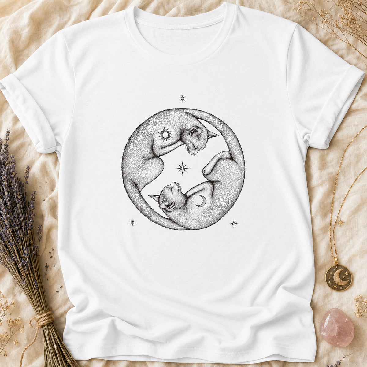 Circle Cats - White [circle-cats]