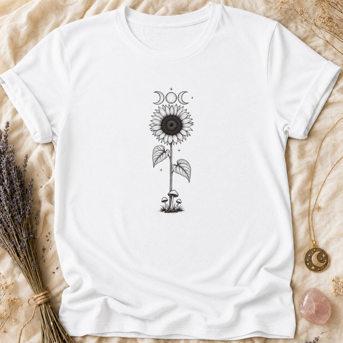 Crowned Sunflower - White [crowned-sunflower]