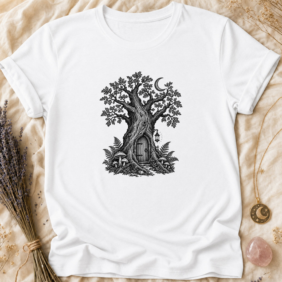 Tree Door - White [tree-door]