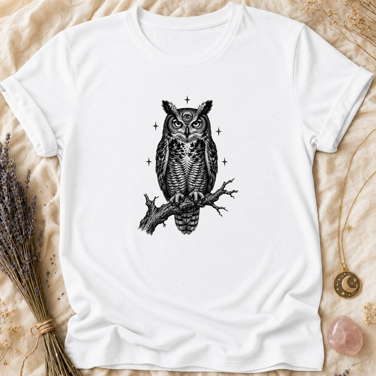 Third Eye Owl - White [third-eye-owl]